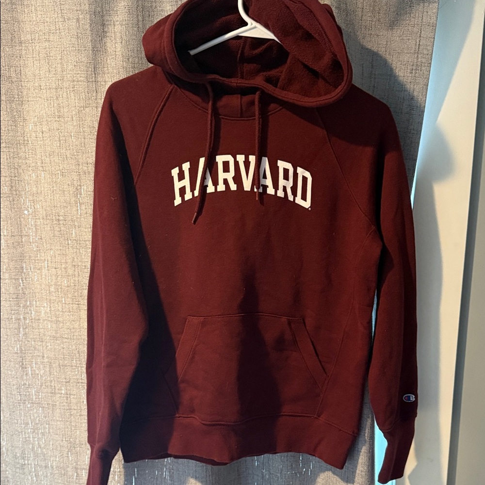 Excellent Champion Maroon Harvard Hoodie - Medium